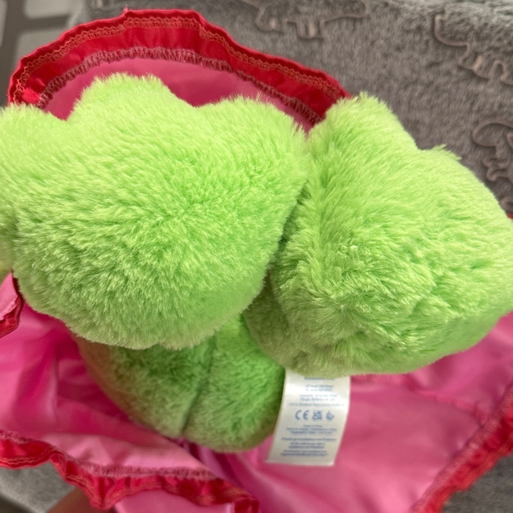 Build-A-Bear Green Spring Frog in Pink Dress - Picture 3 of 8